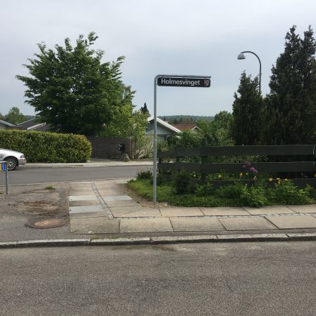 Vejskilt udskiftet