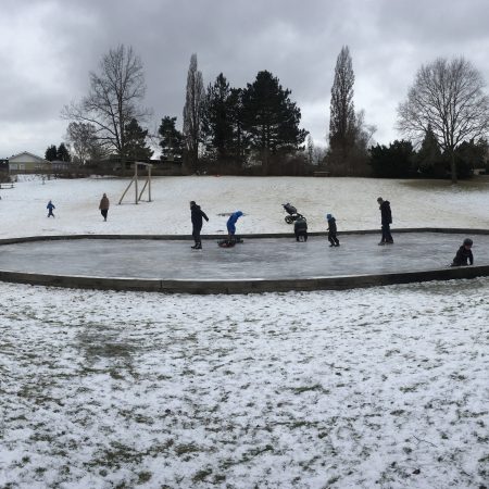 Skøjtebane i Hanevangsparken